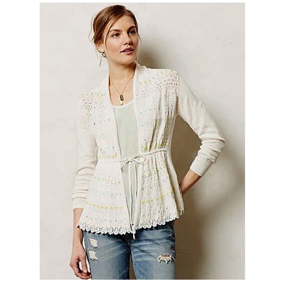 Anthro “Lazuli Dusted Cardigan” by Moth - Picture 3 of 10